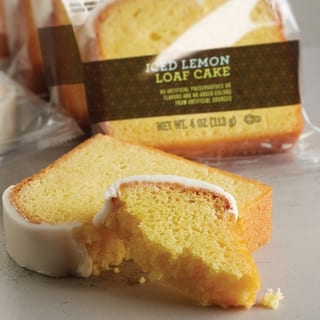 iced lemon loaf cake
