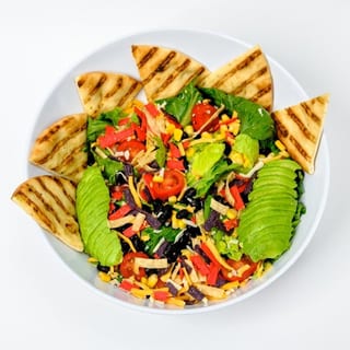 bean corn tortilla salad (veg)