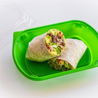 tri tip, bacon & avocado wrap